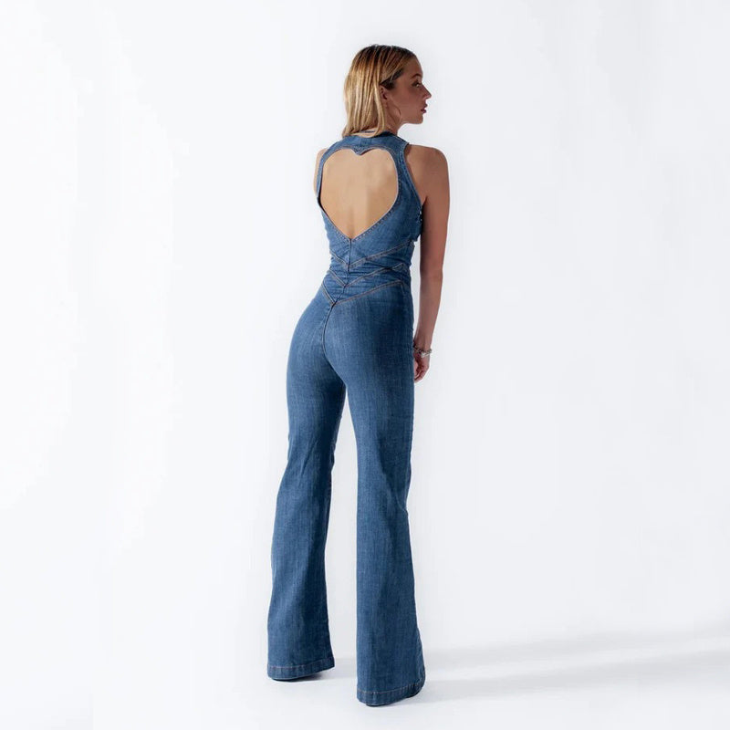 Faelynn | Denim-Overall