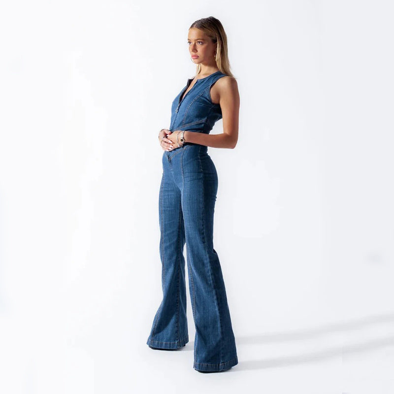Faelynn | Denim-Overall