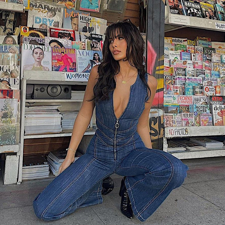 Faelynn | Denim-Overall