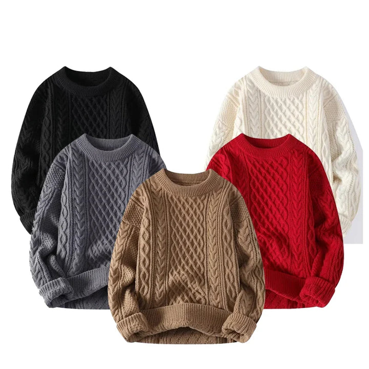 Fulhert | Warmer dicker Strickpulli für Frauen