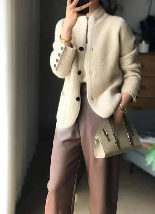 Alvarie | Strickjacke aus Luxioser wolle