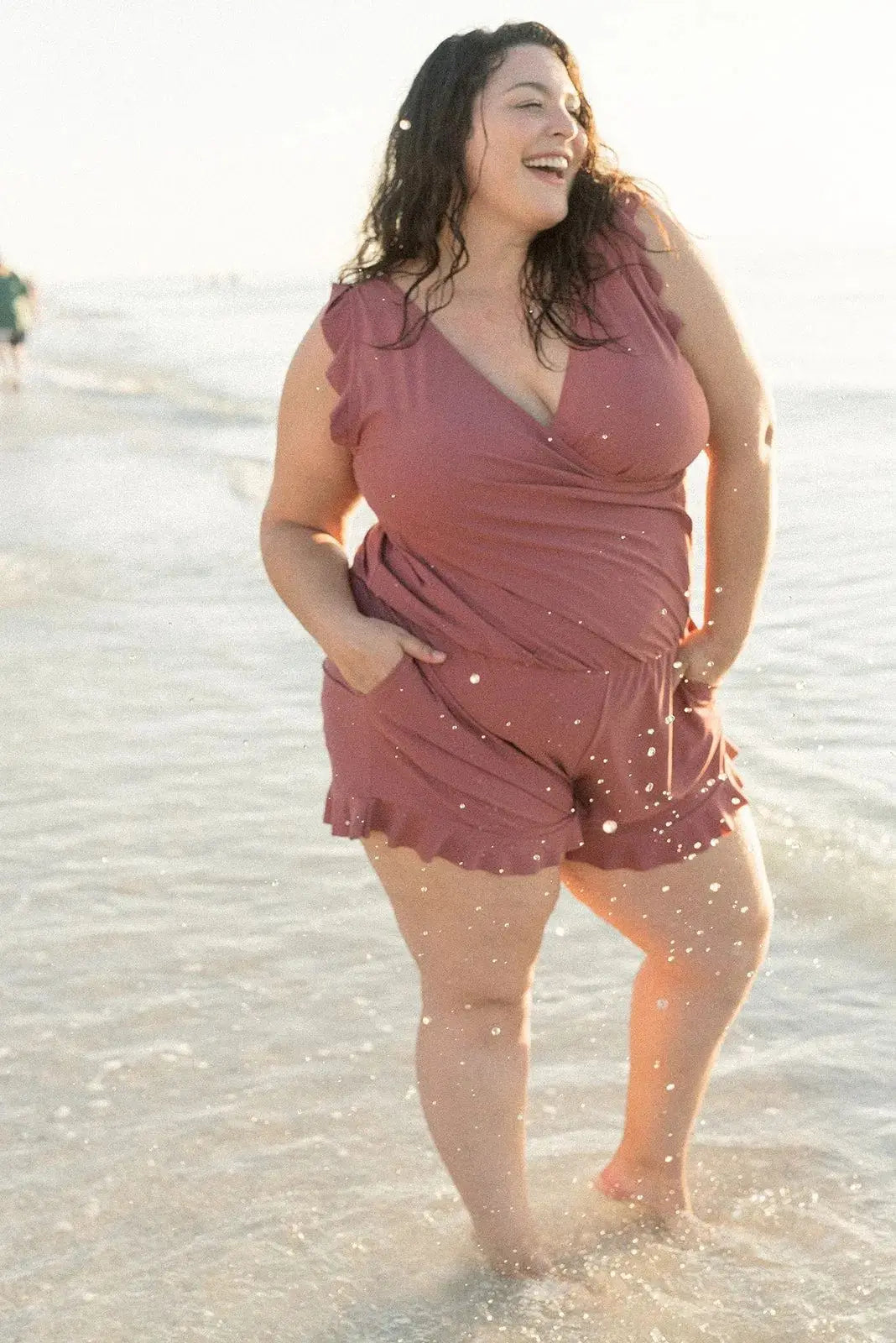 Xylona | Plus Size Badeanzug für Frauen