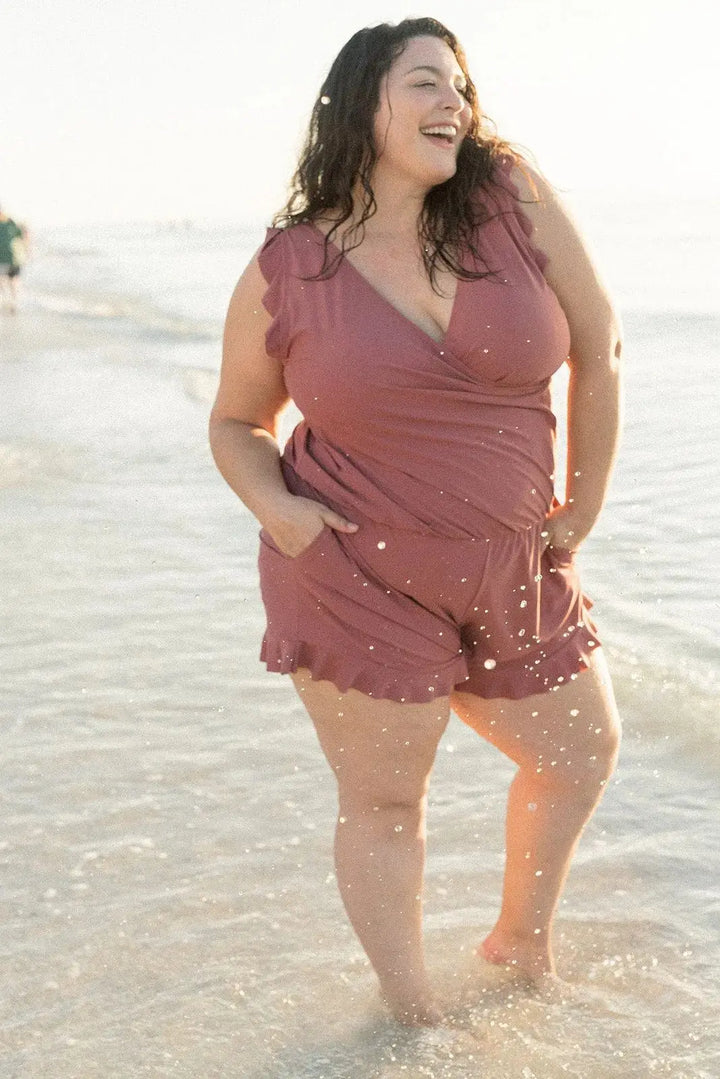Xylona | Plus Size Badeanzug für Frauen