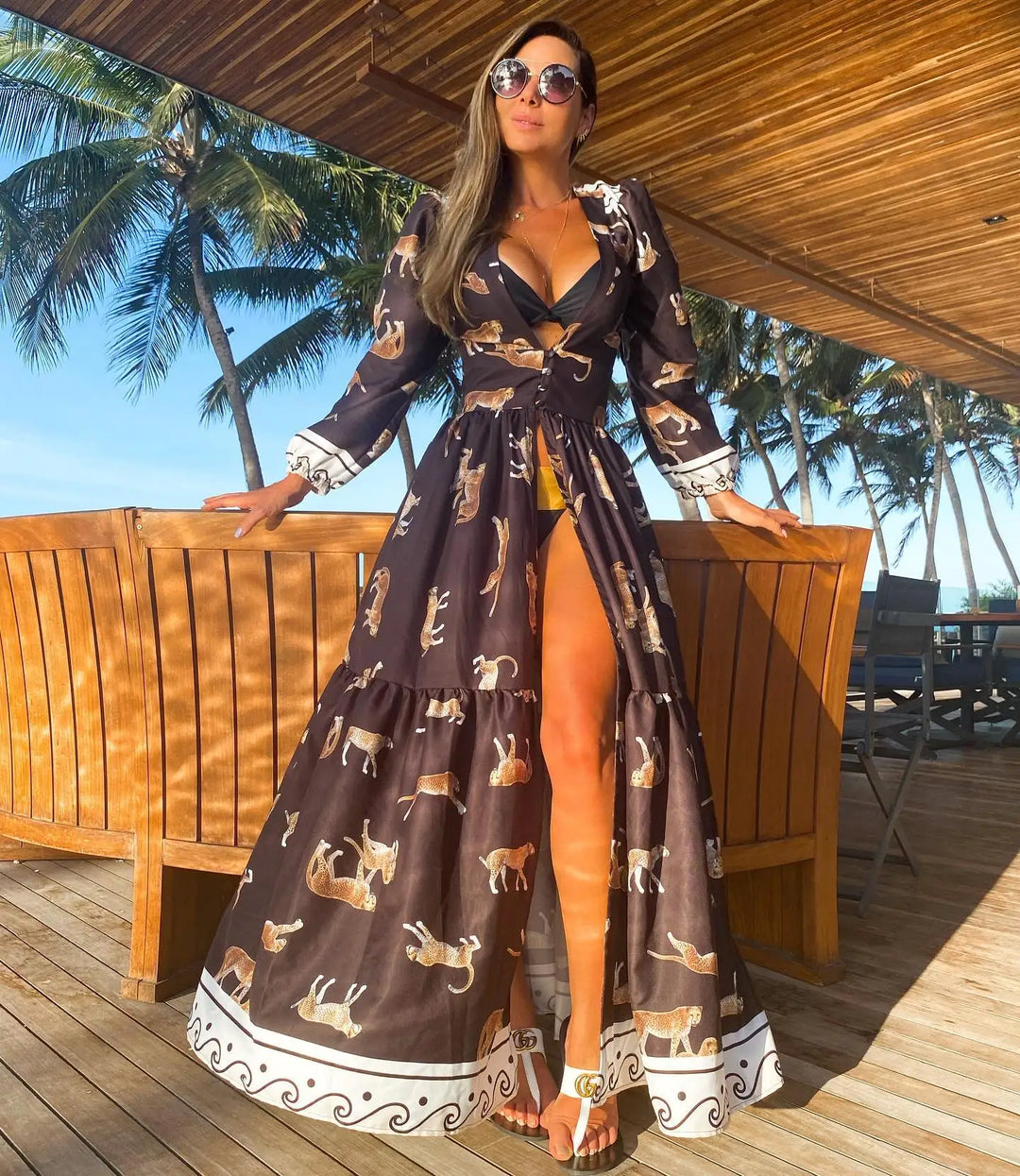 Sybilla | Gehäkelter Sommer Kaftan Damen