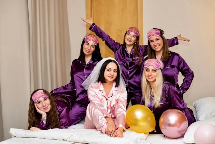 Hilaria | Seidensatin Damenpyjamas