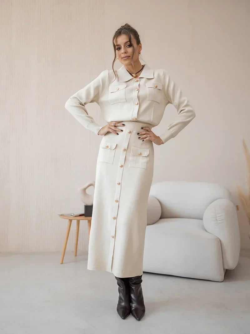 Keturah | Modisches Set aus Pullover und Rock