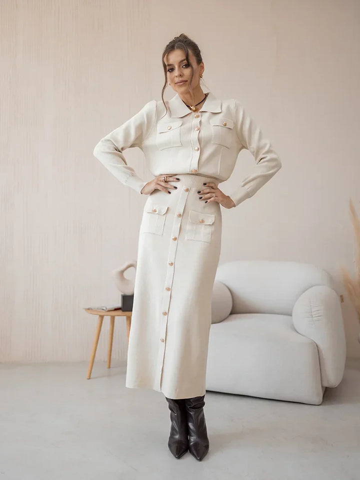 Keturah | Modisches Set aus Pullover und Rock