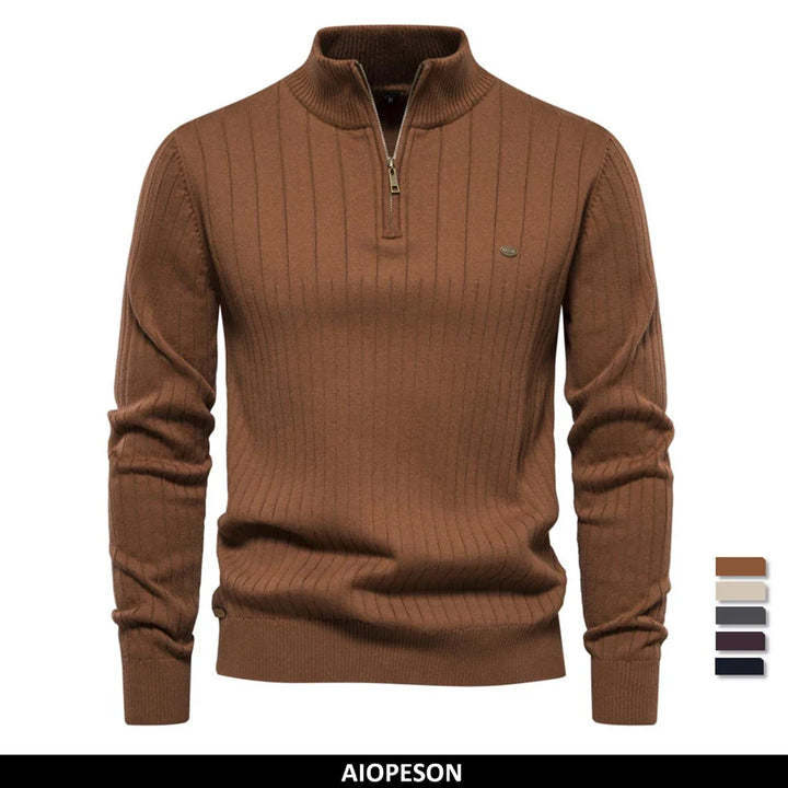 Othon | Neuer Herbstpullover mit Reißverschluss für Männer