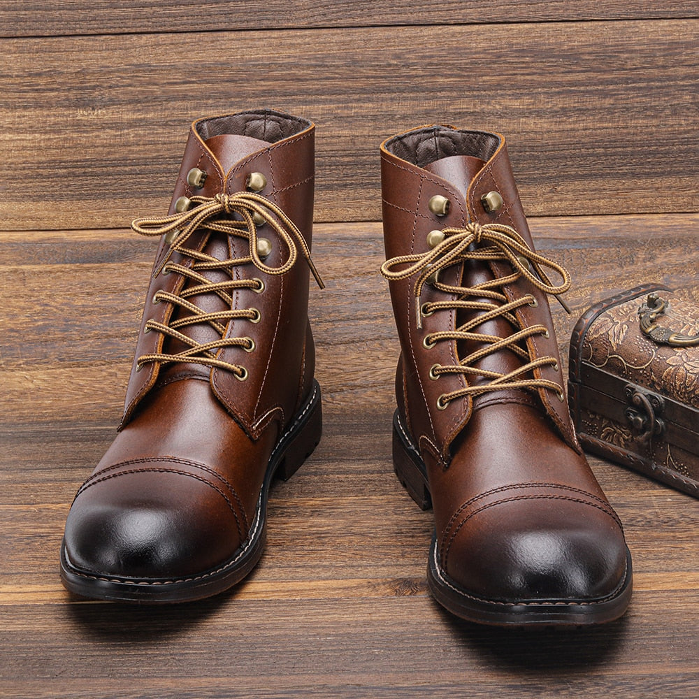 Keefer | Stiefeletten aus natürlichem Leder