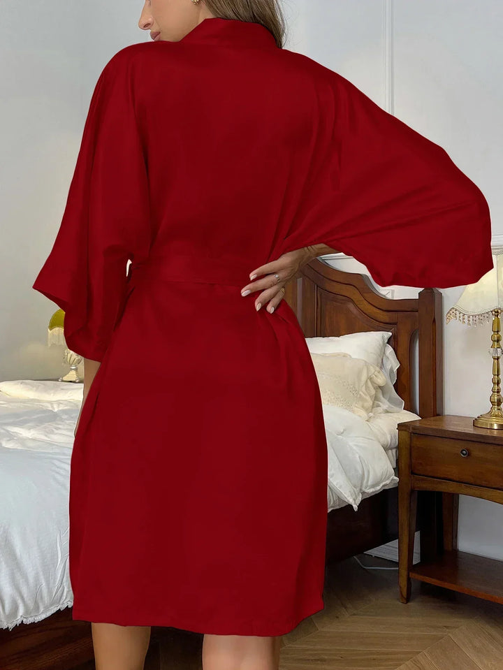 Quiana | Eleganter Satin-Kimono für Damen
