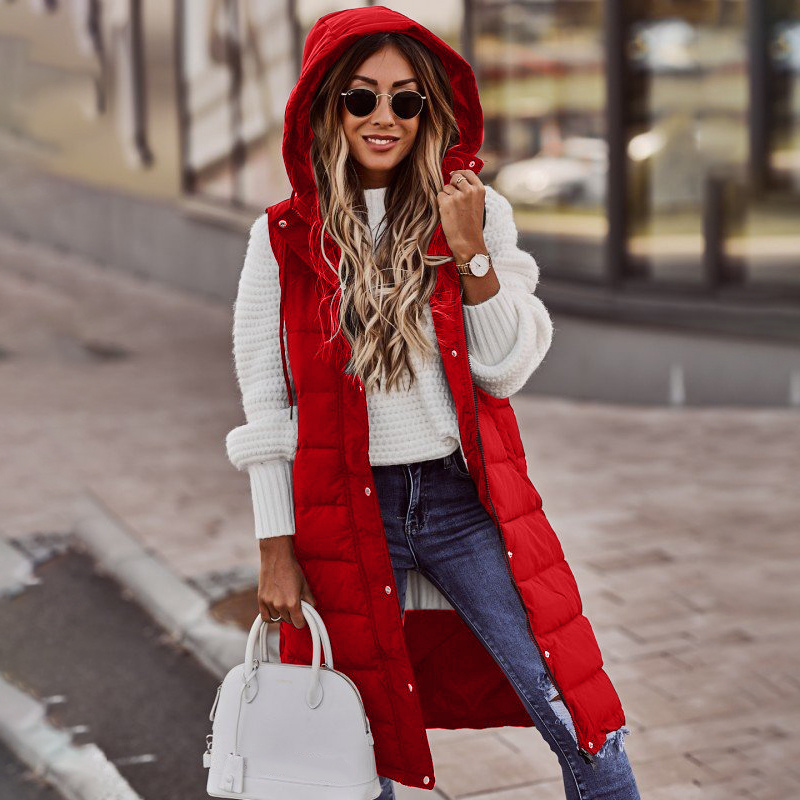 Jeyandra | Langer Damen Strickgilet