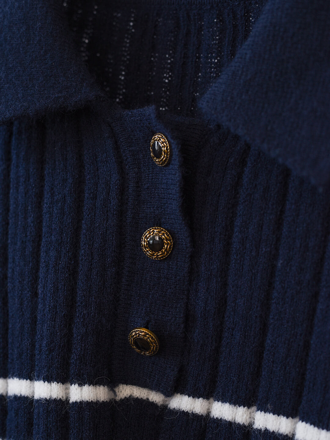 Zuzana | Gestreiftes Polo Stricktop