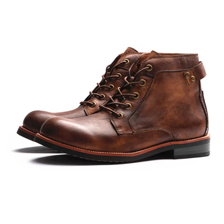 Gehrig | Retro Herrenstiefel mit Spitze