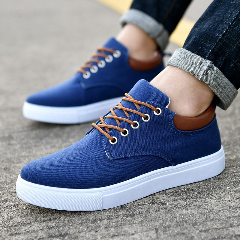 Wylan | Robuste Herren-Turnschuhe mit weißer Sohle