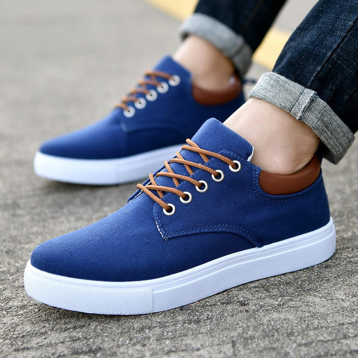 Wylan | Robuste Herren-Turnschuhe mit weißer Sohle