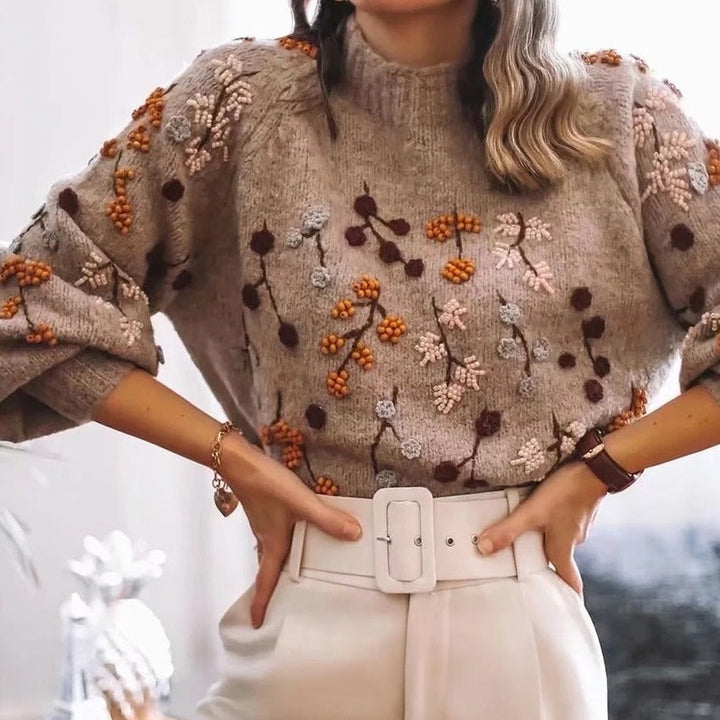 Garnetta | Eleganter Polyester-Pullover aus Strick