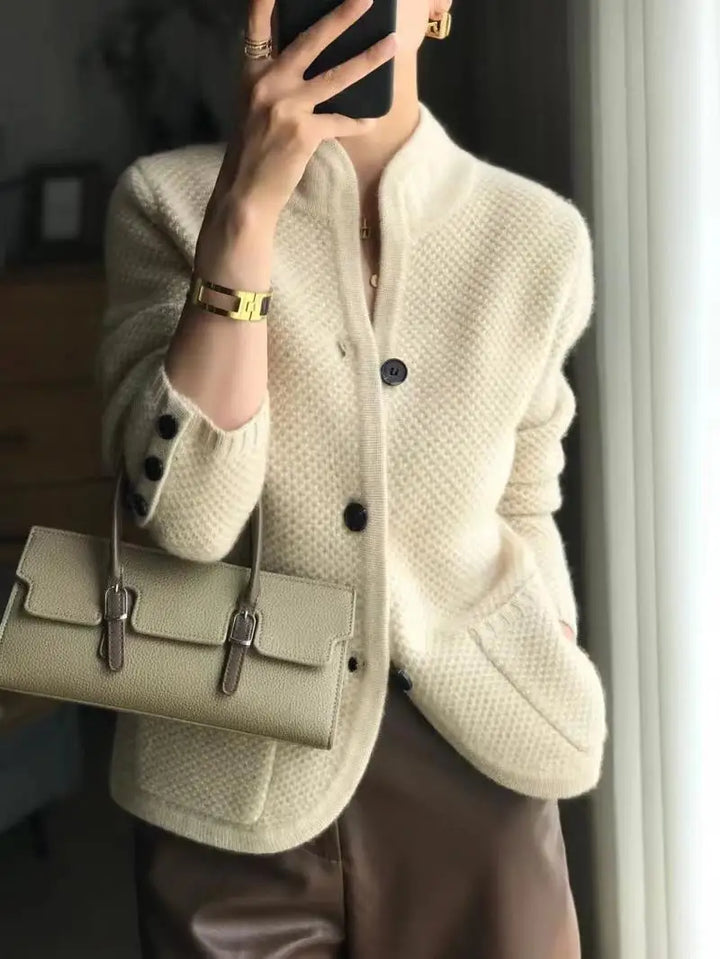 Alvarie | Strickjacke aus Luxioser wolle