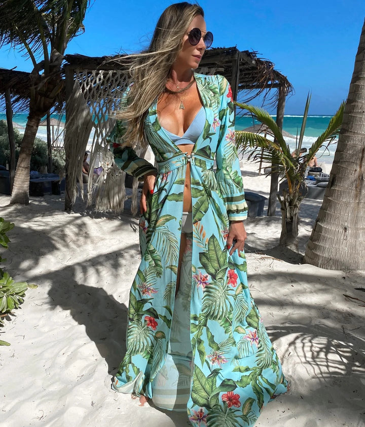 Sybilla | Gehäkelter Sommer Kaftan Damen