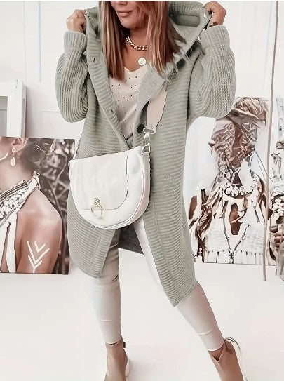 Estoria | Damen Kapuzen Strickjacke