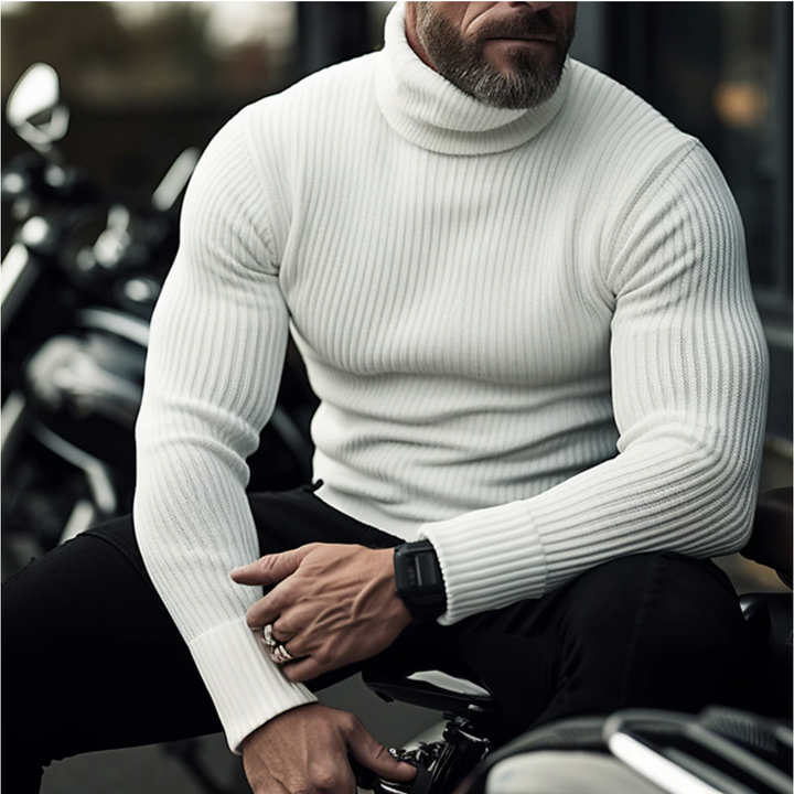 Zoraido | Raffinierter Pullover mit Stehkragen für Männer