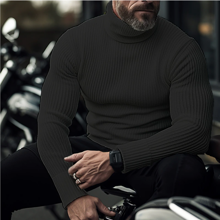 Zoraido | Raffinierter Pullover mit Stehkragen für Männer