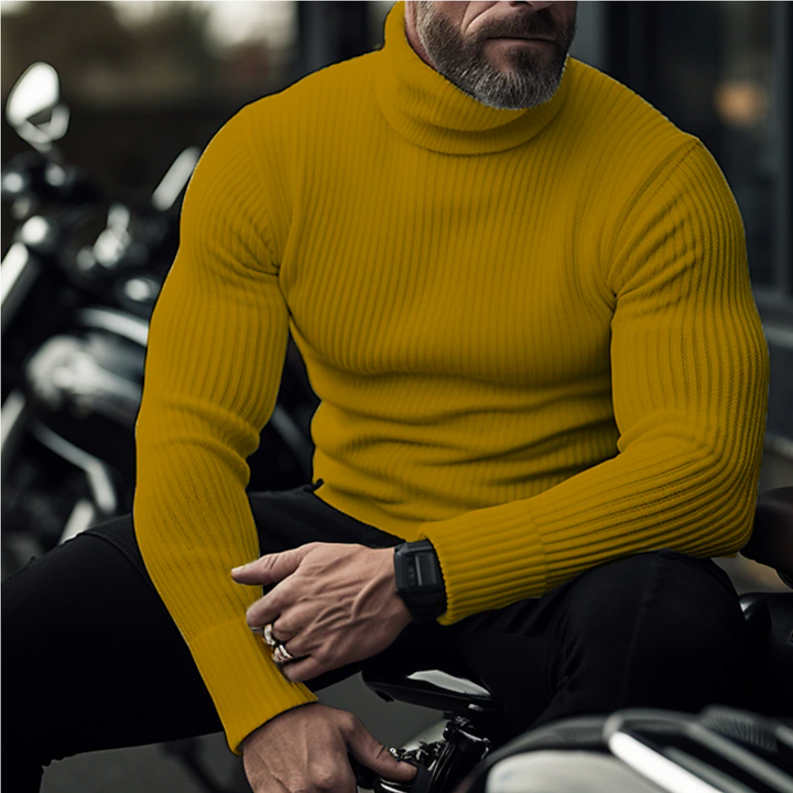 Zoraido | Raffinierter Pullover mit Stehkragen für Männer