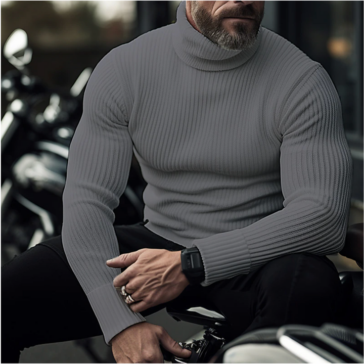 Zoraido | Raffinierter Pullover mit Stehkragen für Männer
