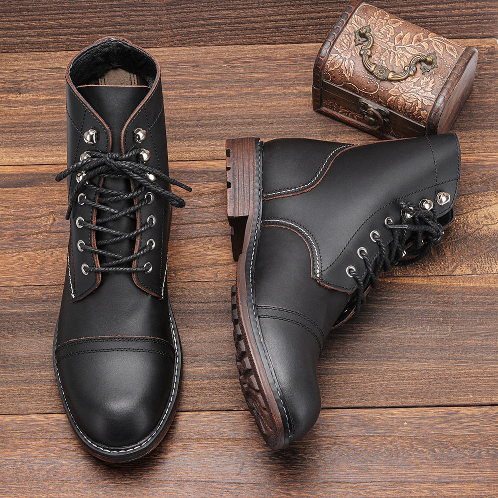 Keefer | Stiefeletten aus natürlichem Leder