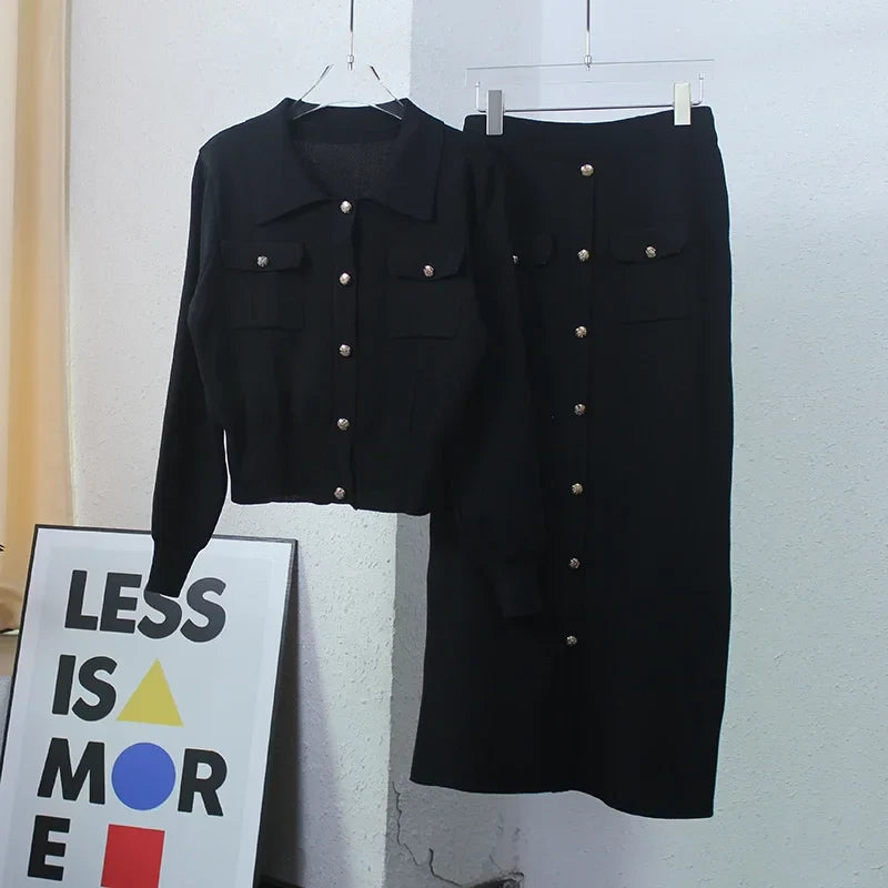 Keturah | Modisches Set aus Pullover und Rock