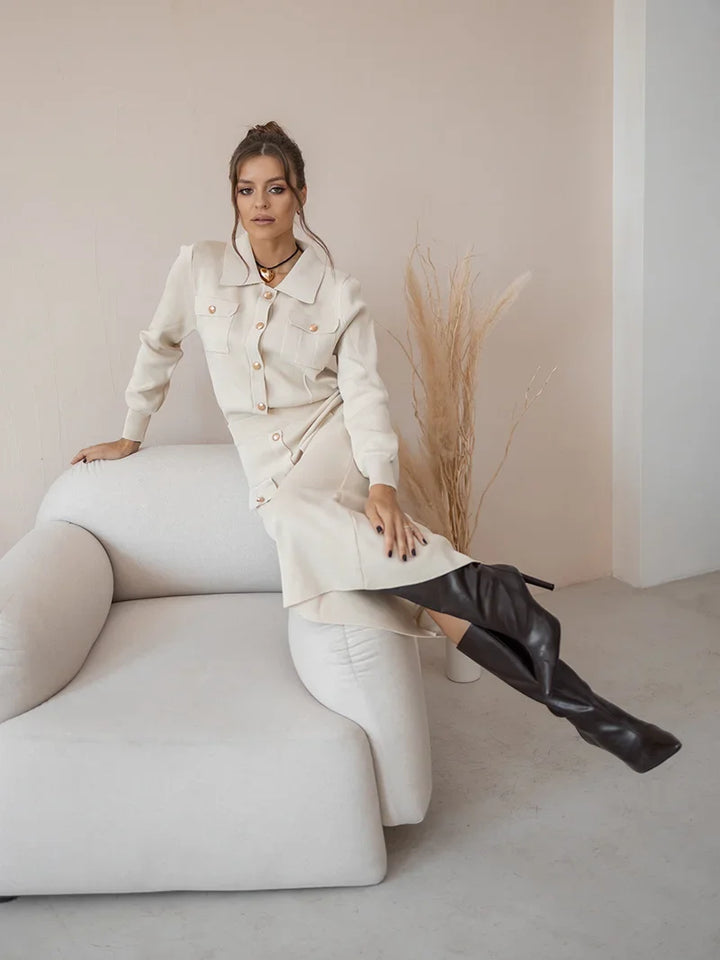 Keturah | Modisches Set aus Pullover und Rock