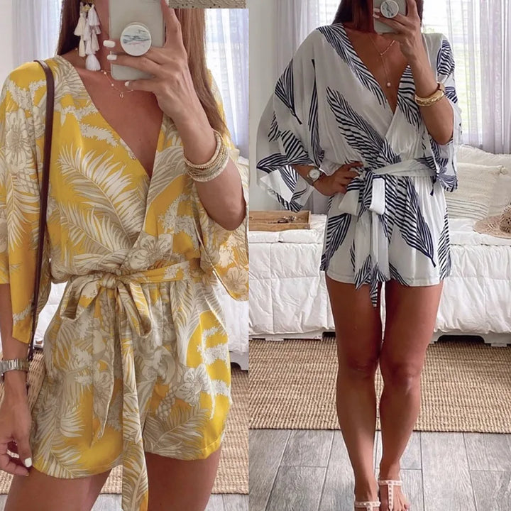 Maddalen | Sommer-Overall mit V-Ausschnitt