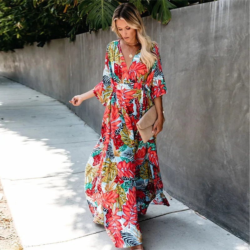 Sybilla | Gehäkelter Sommer Kaftan Damen