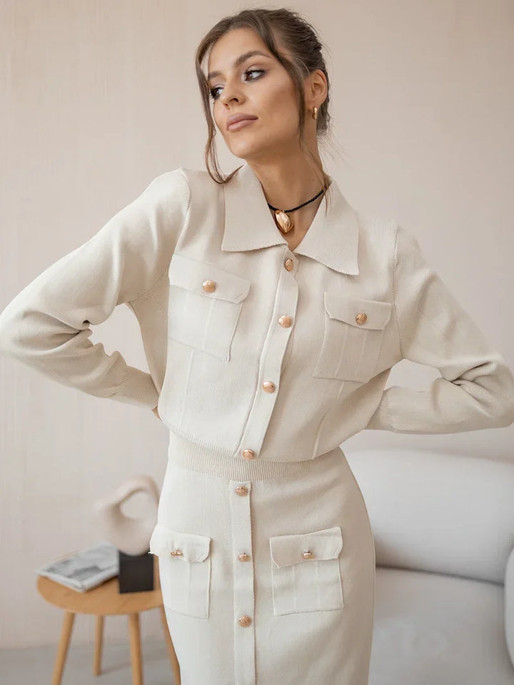 Keturah | Modisches Set aus Pullover und Rock