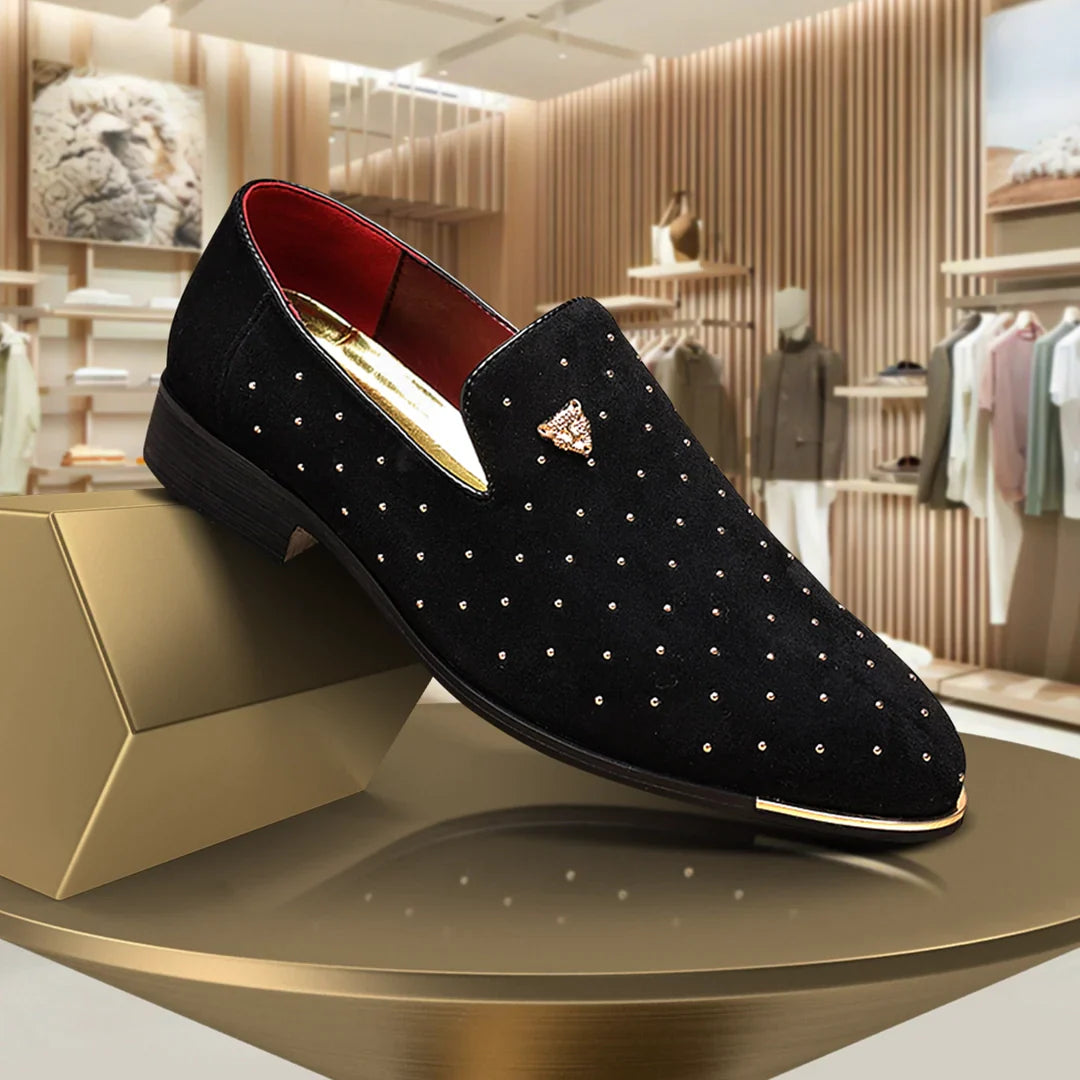 Jeffery | Herren-Polka-Dot-Slipper