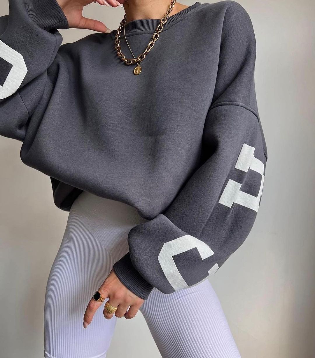Herma | Stylischer Pullover in Übergröße