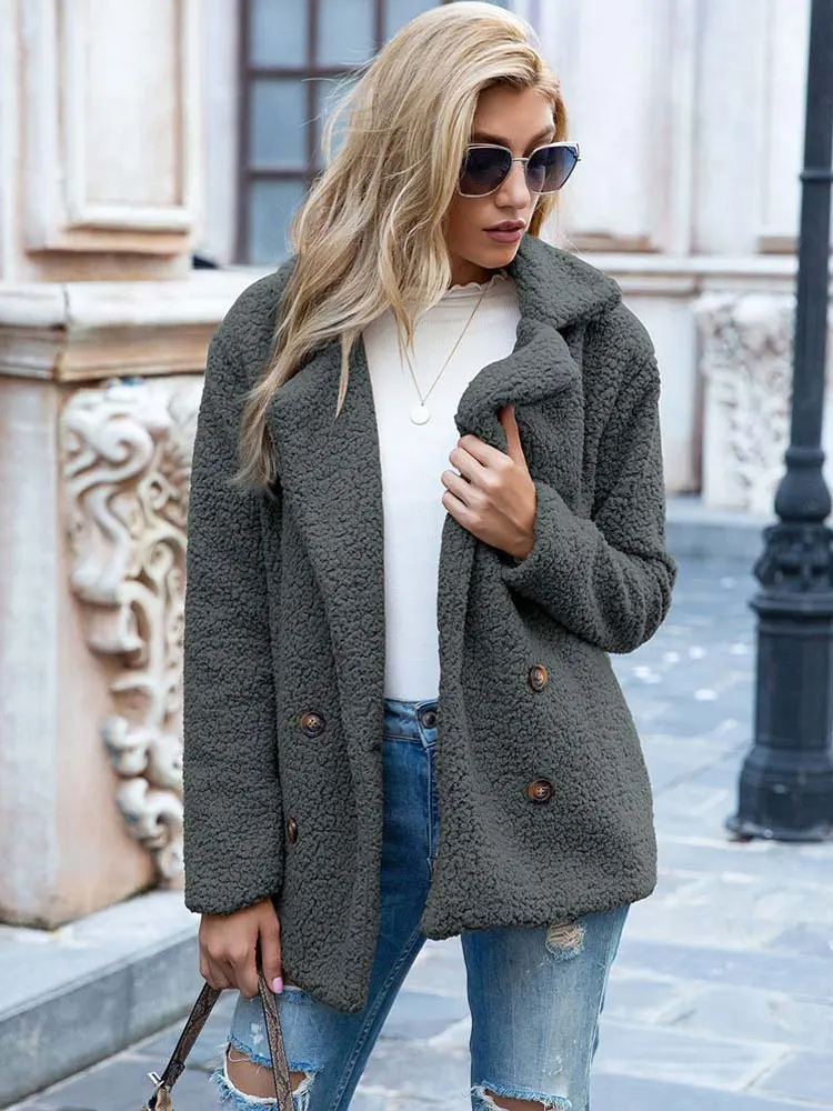 Ulyssa | Stylischer Teddy-Mantel