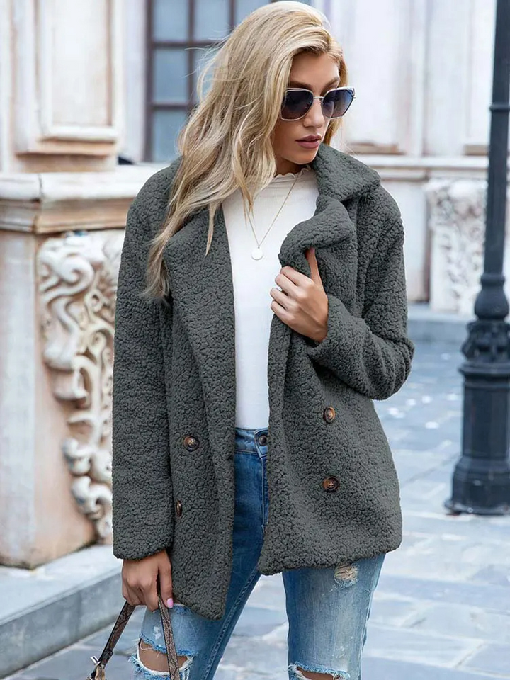 Ulyssa | Stylischer Teddy-Mantel