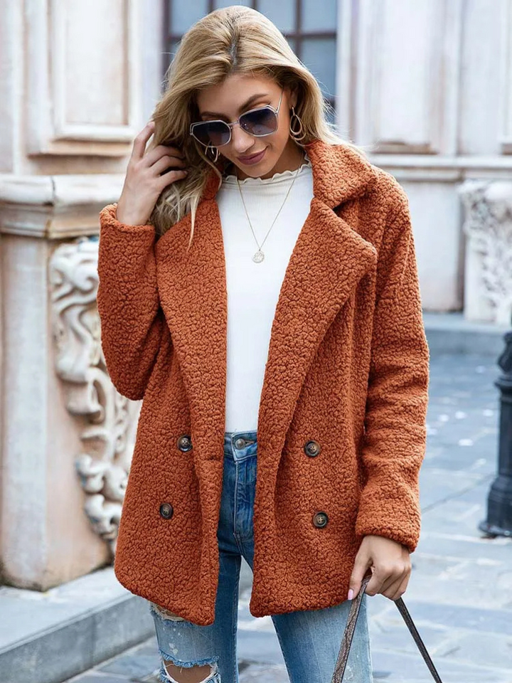 Ulyssa | Stylischer Teddy-Mantel
