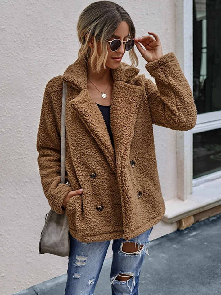 Ulyssa | Stylischer Teddy-Mantel