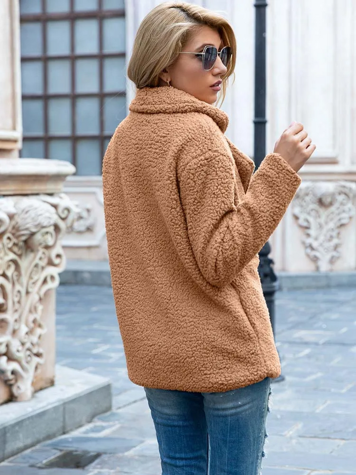 Ulyssa | Stylischer Teddy-Mantel