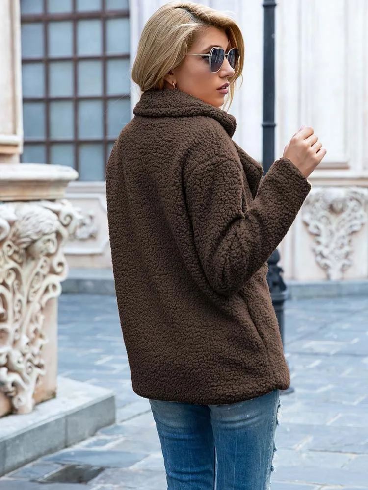 Ulyssa | Stylischer Teddy-Mantel