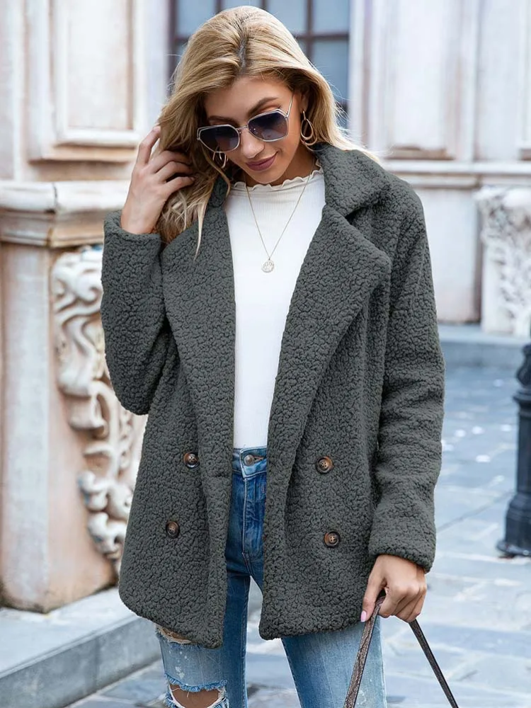 Ulyssa | Stylischer Teddy-Mantel