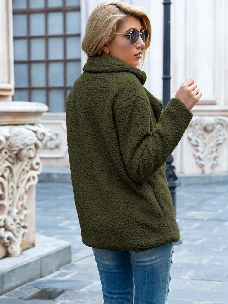Ulyssa | Stylischer Teddy-Mantel