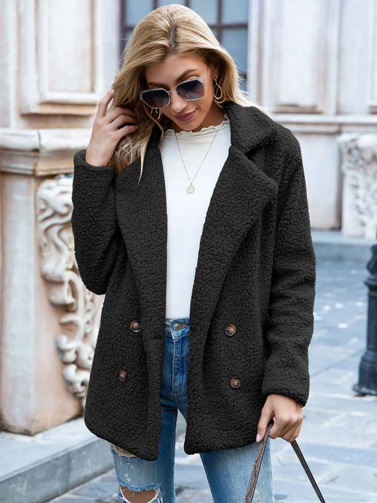 Ulyssa | Stylischer Teddy-Mantel