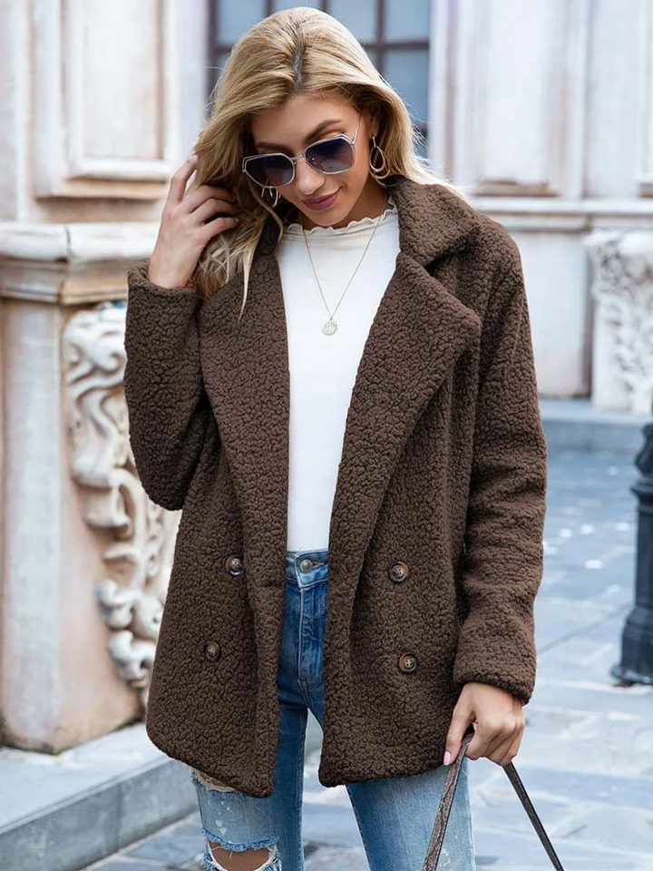 Ulyssa | Stylischer Teddy-Mantel