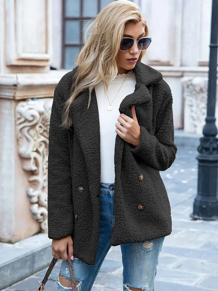 Ulyssa | Stylischer Teddy-Mantel