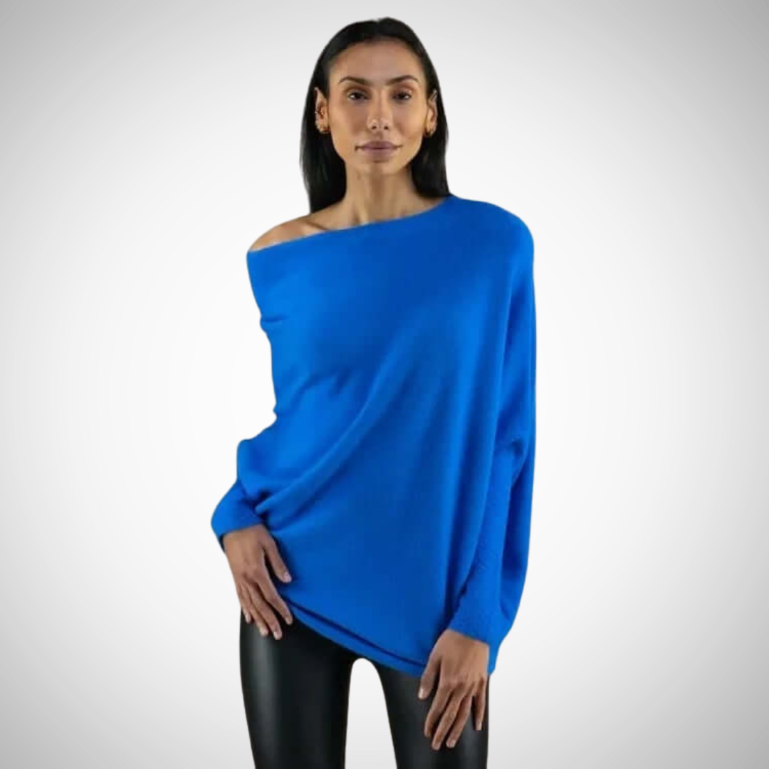 Zyrah | Asymmetrischer Schulterpullover
