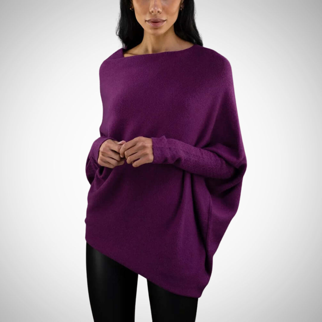 Zyrah | Asymmetrischer Schulterpullover