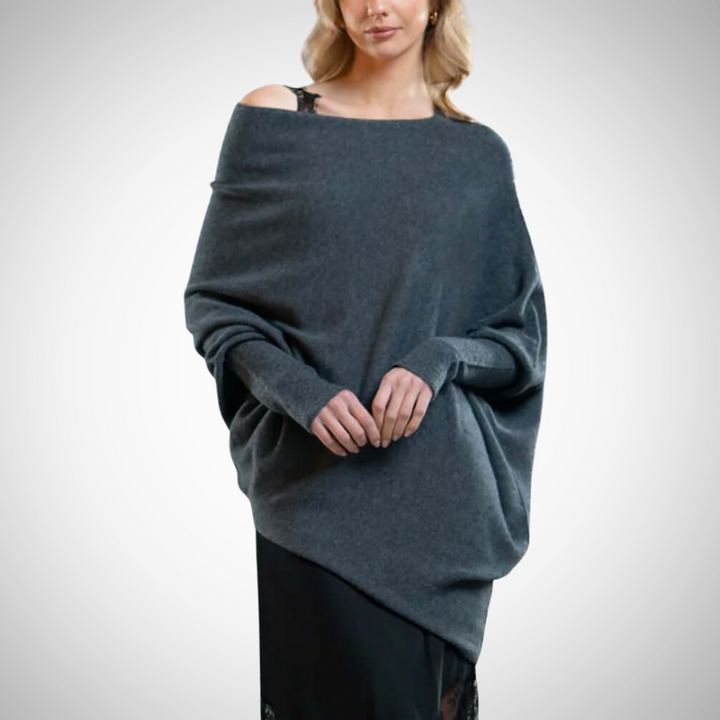 Zyrah | Asymmetrischer Schulterpullover