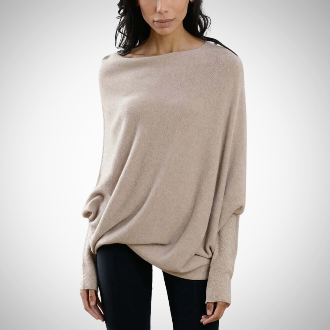 Zyrah | Asymmetrischer Schulterpullover
